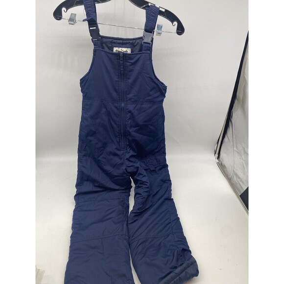 Osh Kosh Snow Pants Bibs Size 8 Blue Ski Snowboard Winter Warm Winter Kids READ - Picture 1 of 9